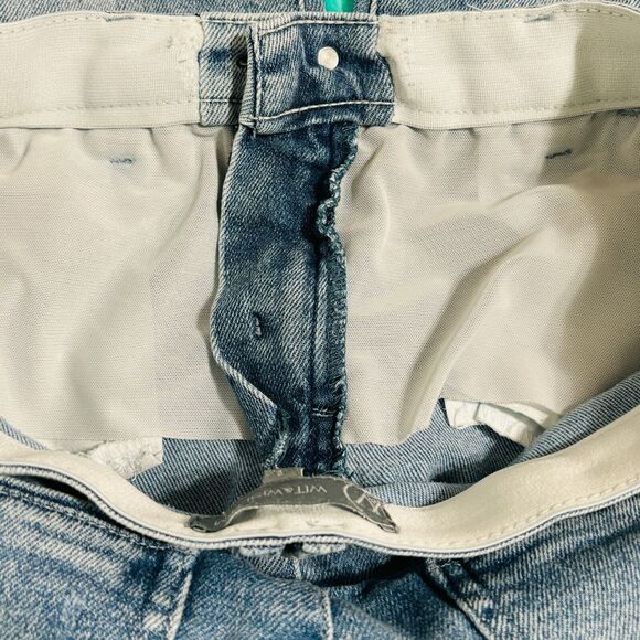 Wit & Wisdom Jeans Women's Sz 6 Ab Solution Distressed & Faded Ankle Blue - Picture 8 of 10
